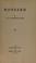Cover of: Ronsard