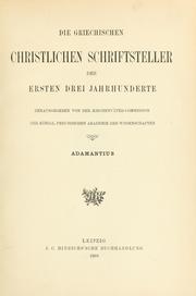 Cover of: Der dialog des Adamantius