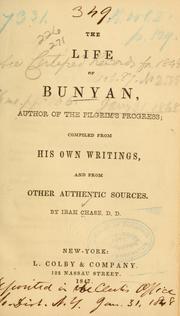Cover of: The life of Bunyan, author of the pilgrim's progress