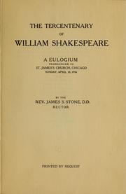 Cover of: The tercentenary of William Shakespeare
