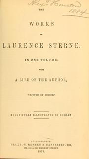 Cover of: The works of Laurence Sterne
