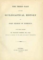 Cover of: The third part of the ecclesiastical history