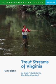 Trout Streams of Virginia by Harry Slone