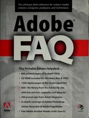 Cover of: Adobe FAQ: Adobe's most frequently asked questions answered