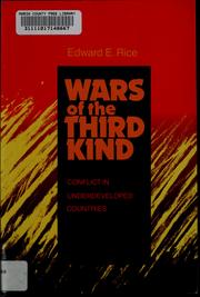 Cover of: Wars of the third kind by Rice, Edward E.