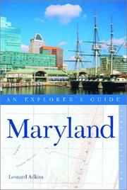 Cover of: Maryland by Leonard M. Adkins