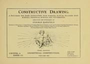 Cover of: Constructive drawing | Herman Hanstein