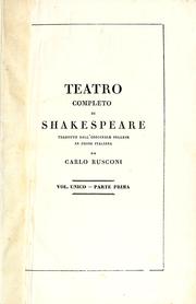 Plays (Antony and Cleopatra / Coriolanus / Cymbeline / Hamlet / King Henry IV. Part 1 / King Henry IV. Part 2 / King Henry V / King John / King Lear / King Richard II / Macbeth / Merry Wives of Windsor / Othello / Romeo and Juliet / Tempest / Timon of Athens)