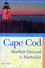 Cover of: Cape Cod, Martha's Vineyard, and Nantucket by Kim Grant