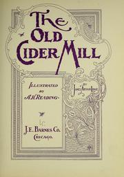 Cover of: The old cider mill