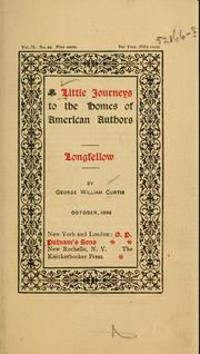 Cover of: Longfellow by George William Curtis