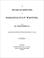 Cover of: On the First and Second Kinds of Persepolitan Writing + On the three Kinds of Persepolitan Writing, and on the Mode of expressing Numerals in Cuneatic Characters