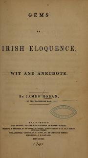 Cover of: Gems of Irish eloquence, wit and anecdote