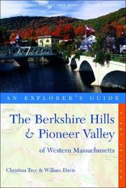 Cover of: The Berkshire Hills & Pioneer Valley of Western Massachusetts by Christina Tree, William Davis