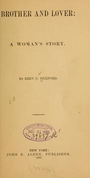 Cover of: Brother and lover: a woman's story