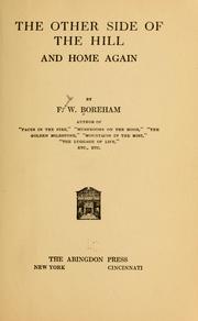 Cover of: The other side of the hill and home again by Frank Boreham, Frank Boreham