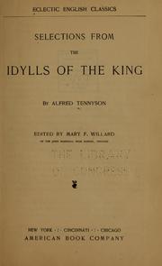 Selections from the Idylls of the king