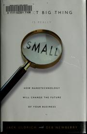 Cover of: The next big thing is really small: how nanotechnology will change the future of your business