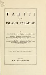 Cover of: Tahiti: the island paradise