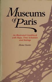 Cover of: Museums of Paris by Eloise Danto