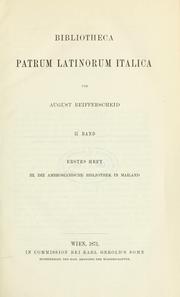 Cover of: Bibliotheca patrum latinorum italica