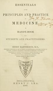 Cover of: Essentials of the principles and practice of medicine: a handy-book for students and practitioners