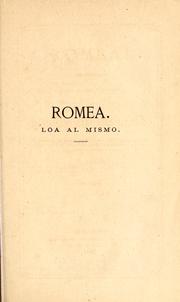 Cover of: !Romea!: loa original en dos cuadros y en verso