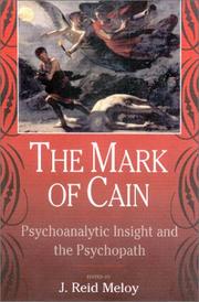 Cover of: The Mark of Cain by J. Reid Meloy