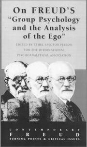 Cover of: On Freud's Group Psychology and the Analysis of the Ego (Contemporary Freud: Turning Points and Critical Issues) by Ethel Spector Person