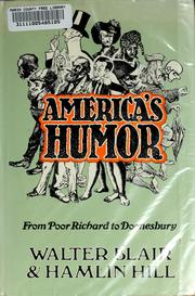 Cover of: America's humor by Walter Blair