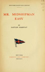 Mr. Midshipman easy by Frederick Marryat