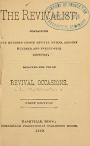 The Revivalist by L. McWherter