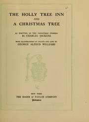 Cover of: The Holly Tree Inn, and A Christmas Tree by Nancy Holder