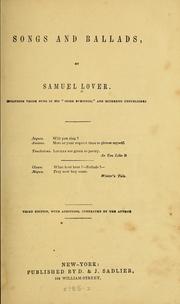 Cover of: Songs and ballads