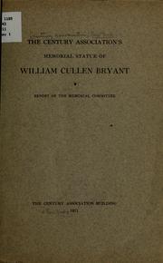 The Century association's memorial statue of William Cullen Bryant by Century association, New York. [from old catalog]