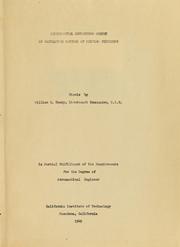 Cover of: Experimental deflection survey of cantilever sectors of uniform thickness by William Earl Henry, William Earl Henry