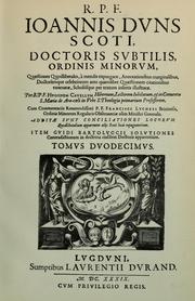 Cover of: Quaestiones quodlibetales