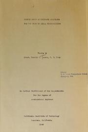 Cover of: Higher order approximate solutions for the flow in axial turbomachines by Gerald Morgan Monroe, Gerald Morgan Monroe