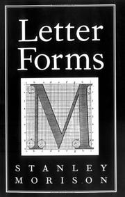 Letter forms by Stanley Morison