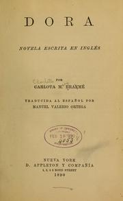 Cover of: Dora, Novela escrita en inglés by Charlotte M. Brame