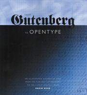 Cover of: From Gutenberg to OpenType by Robin Dodd