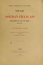 Cover of: Mission d'exploration du Haut-Niger: voyage au Soudan Français (Haut-Niger et pays de Ségou) 1879-1881