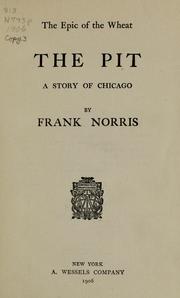 Cover of: The pit by Frank Norris