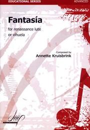 Cover of: Fantasía (for renaissance lute or vihuela): in memoriam Adriaan Doeland