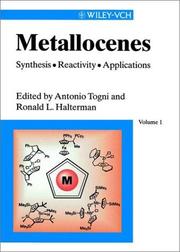 Cover of: Metallocenes by edited by Antonio Togni and Ronald L. Halterman.