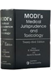 Cover of: Modi's medical jurisprudence and toxicology