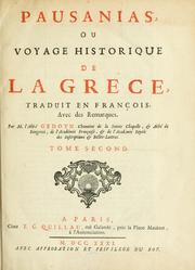 Cover of: Pausanias, ou, Voyage historique de la Grece: traduit en françois, avec des remarques