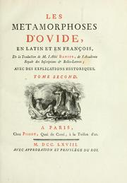 Cover of: Les metamorphoses d'Ovide by Ovid