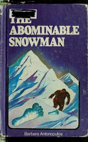 Cover of: The abominable snowman