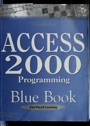 Cover of: Access 2000 programming | Wayne F. Brooks